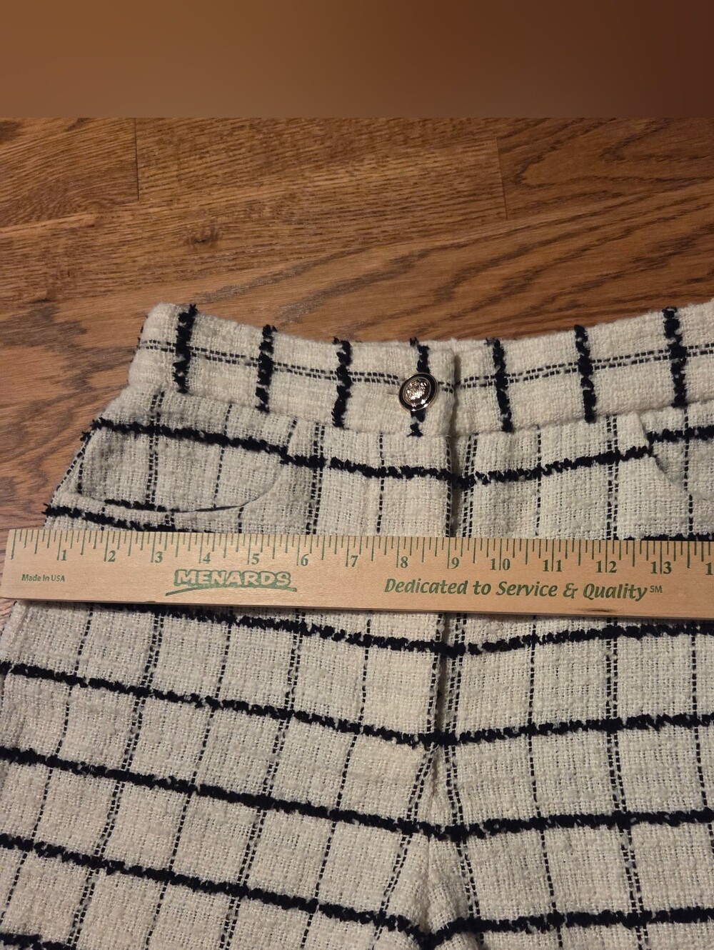 ZARA Tweed Set – Blazer & Shorts Size M/S - Picture 5 of 16